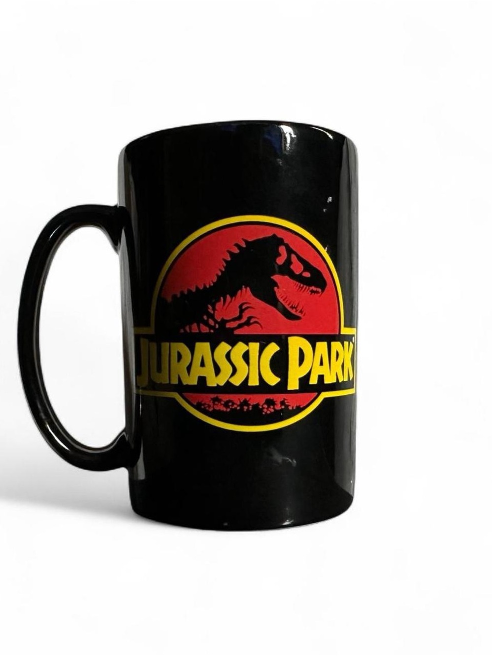 Universal Studios Jurassic Park Black Logo Mug